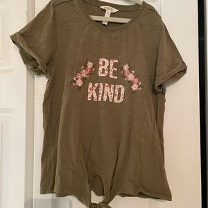 Matilda Jane Be Kind tee with Floral Details size 14 EUC